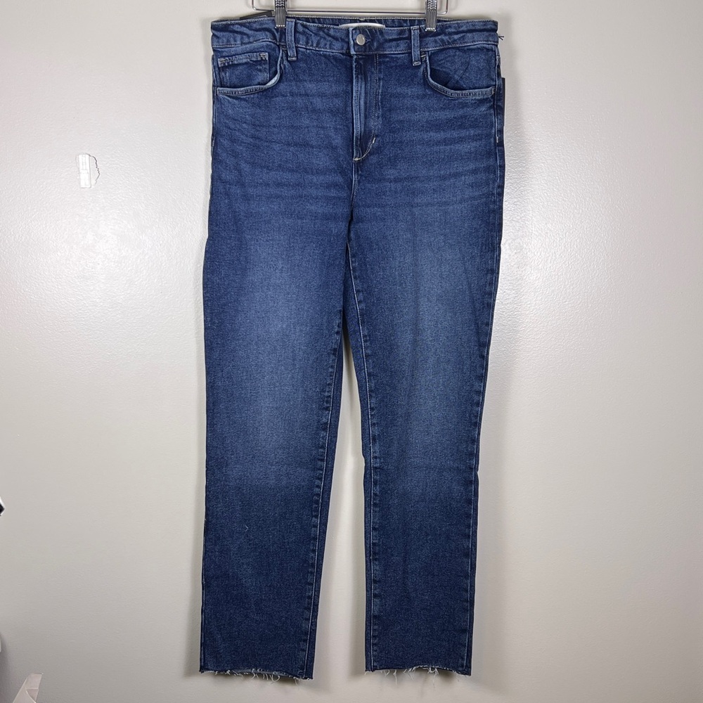 Joe's Jeans High Rise Straight Ankle Denim Stretch Jean Denim Size 33 - Picture 2 of 16